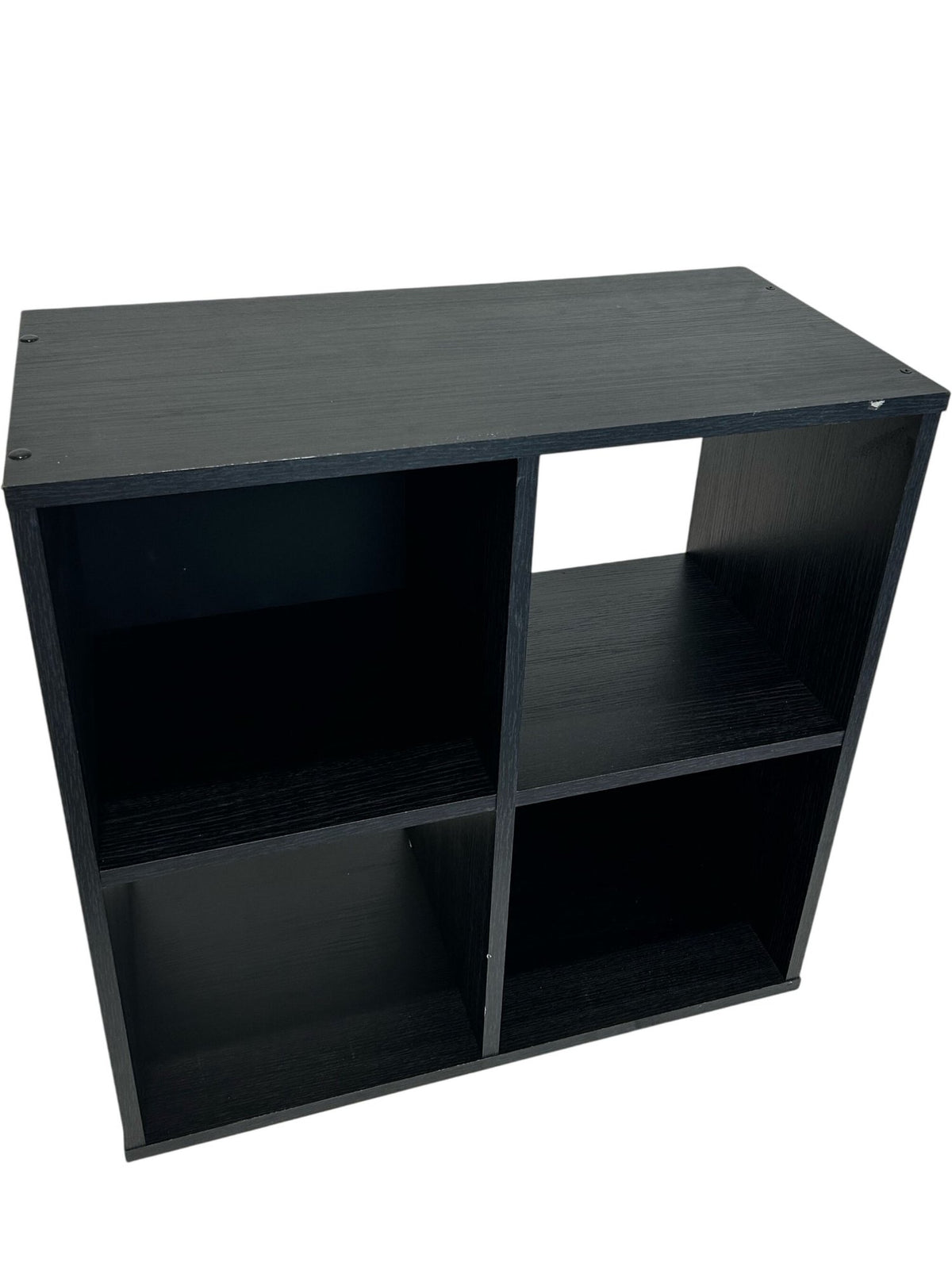 Black 4 Cube Storage Unit Shelving Bookcase Display Organiser 61cm (Pre-Loved)