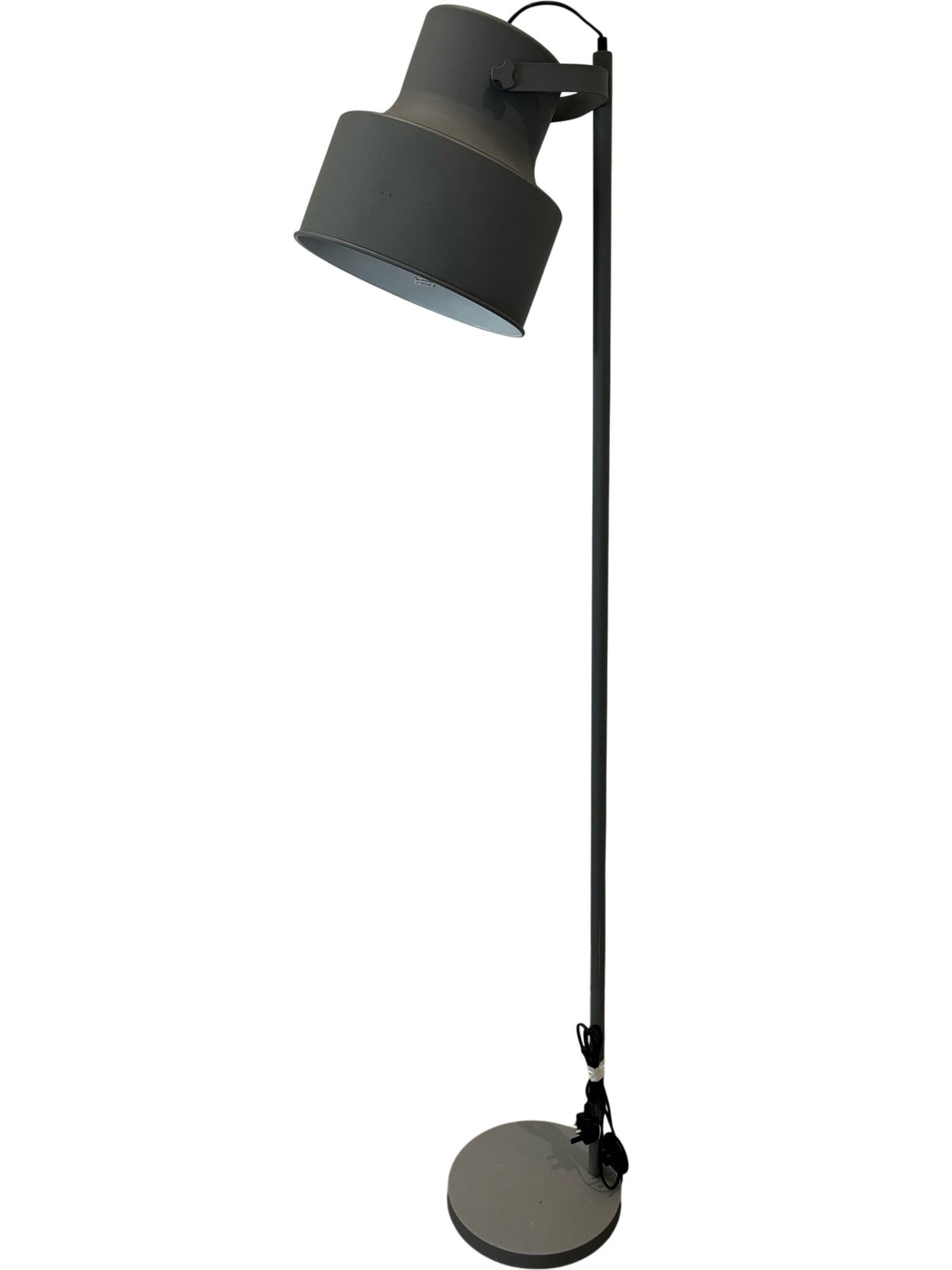Modern Grey Floor Lamp Adjustable Shade Home Lighting (Pre-Loved)