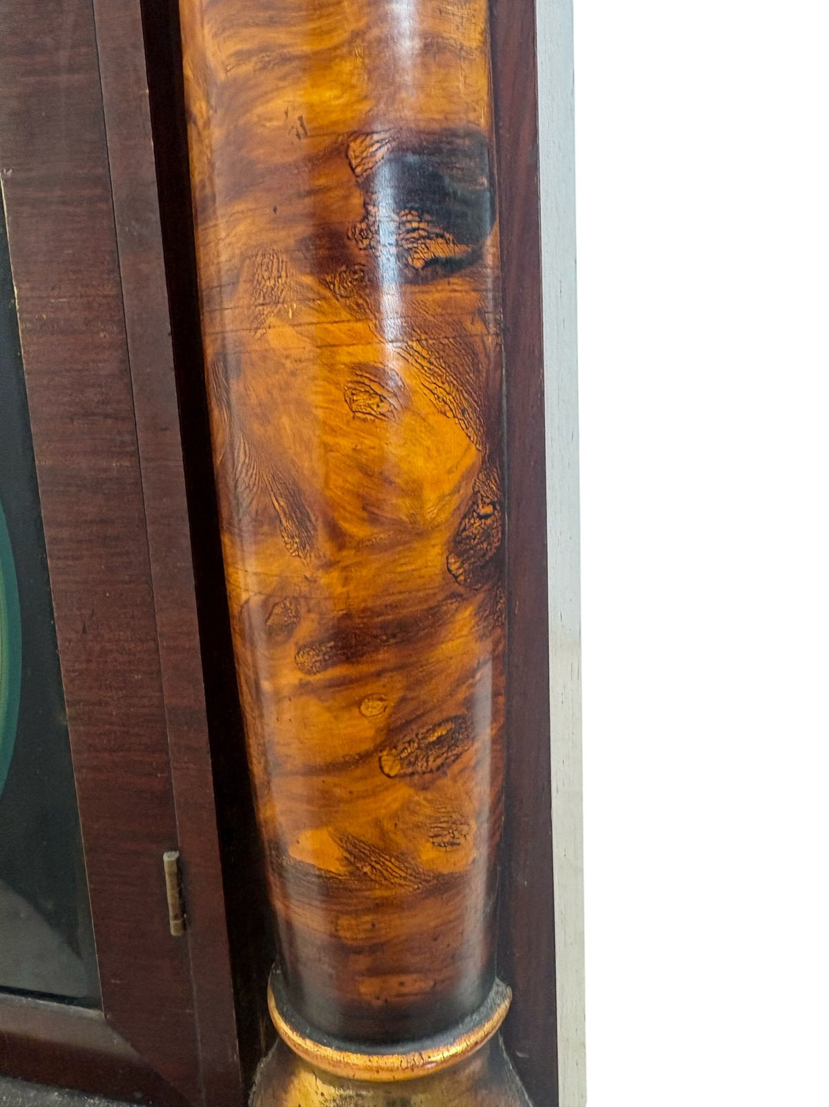 Vintage Wooden Wall Clock with Roman Numerals (Pre-Loved)
