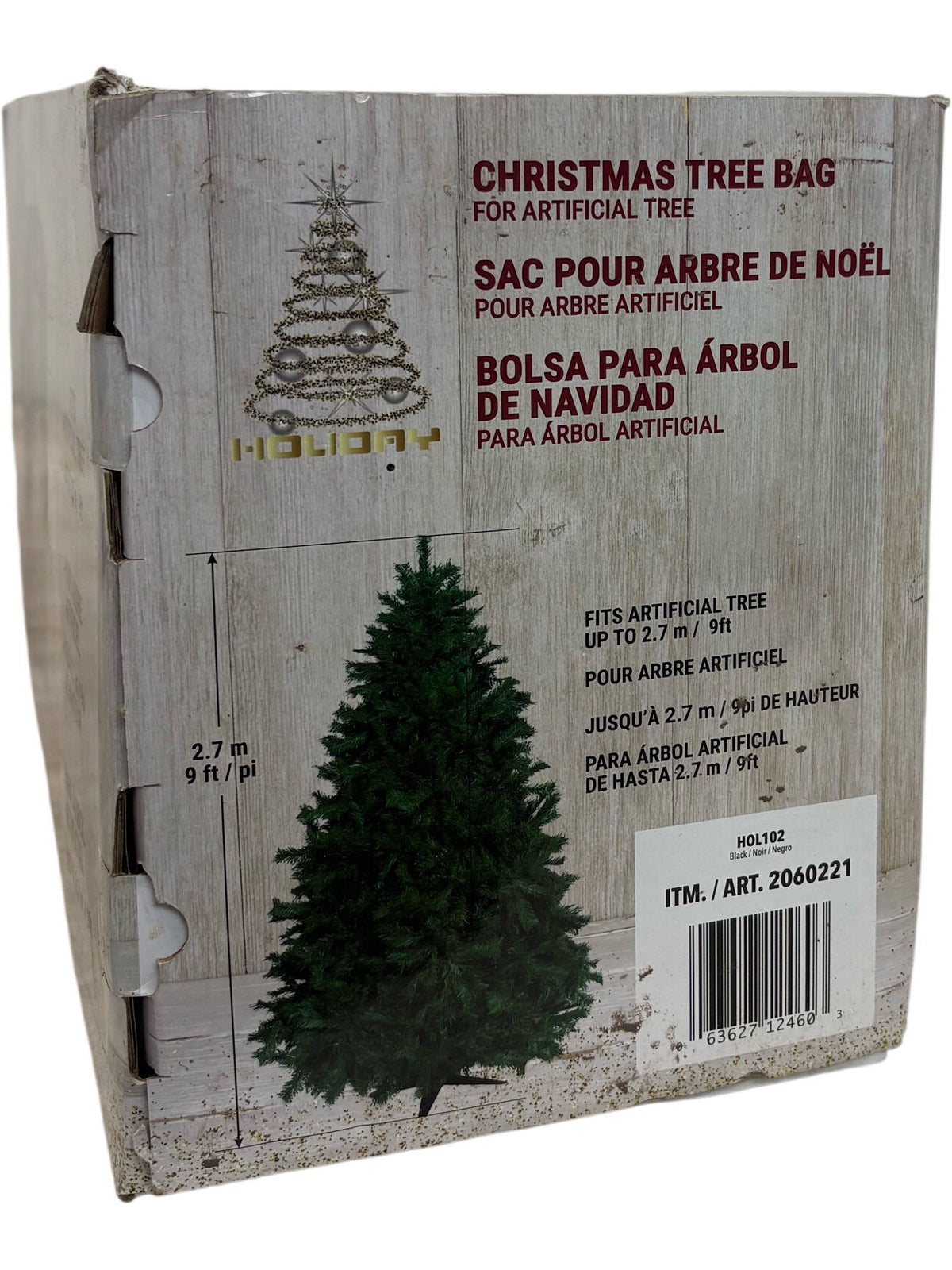 Unbranded Christmas Tree Storage Bag 9ft Capacity