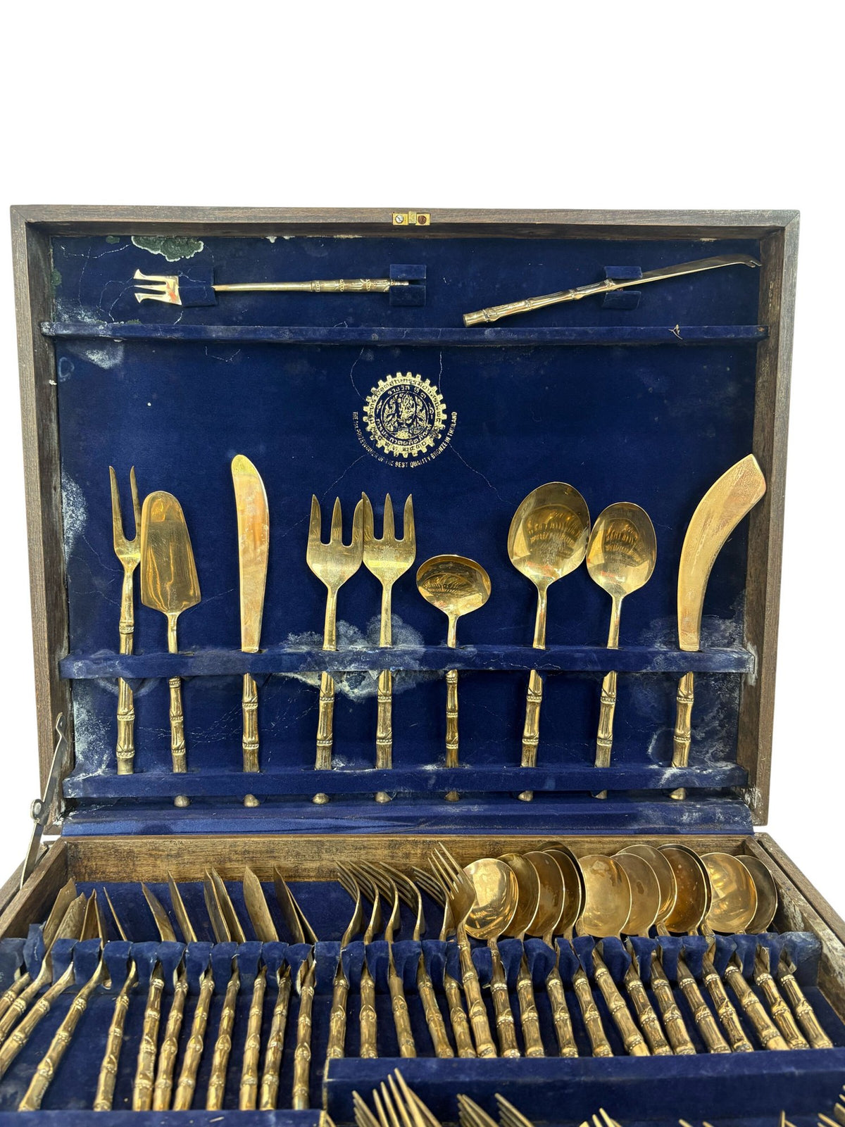Artisan Bronze Bamboo Flatware Set (Pre-Loved)