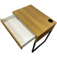 Modern Wooden Office Desk with Black Metal Legs (Pre-Loved)