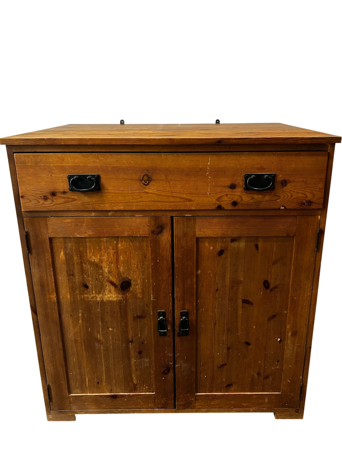 Rustic Pine Sideboard Storage Cabinet 2 Doors 1 Drawer (Pre-Loved)