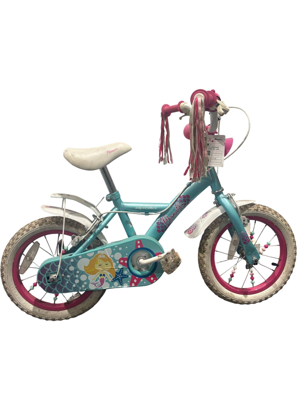 Serviced Apollo Mermaid Kids Bike 14 Inch (Pre-Loved)