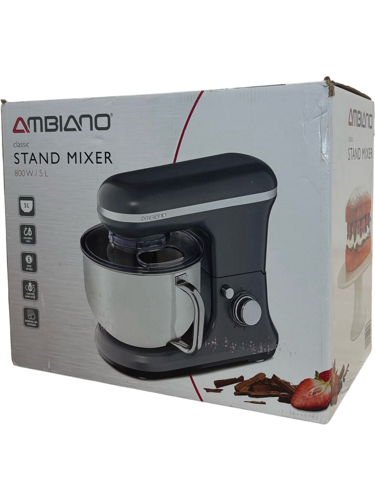Ambiano Stand Mixer 800W 5L (Pre-Loved)