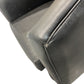 Black Faux Leather Accent Chair Armchair Upholstered (Pre-Loved)
