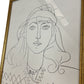 Pablo Picasso Françoise Au Bandeau Framed Art Print (Pre-Loved)