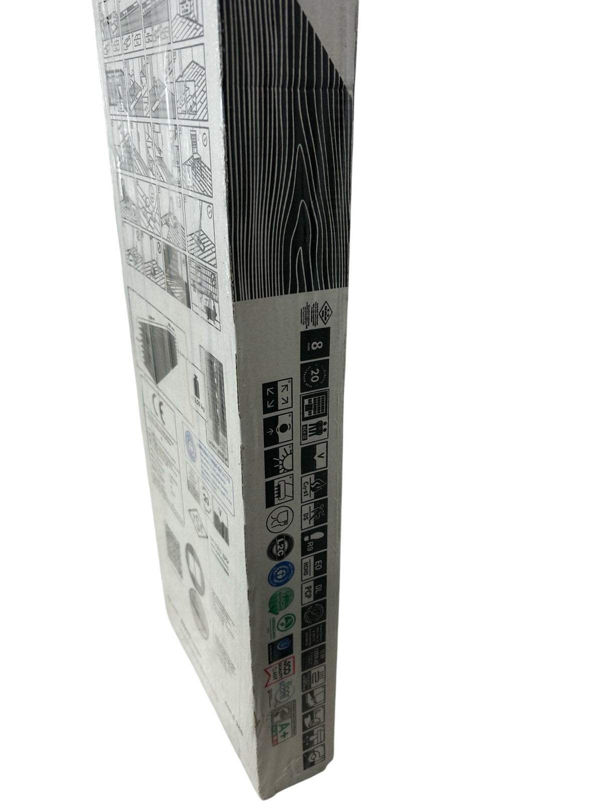 AGT Effect Grey 8mm Laminate Click Flooring 3 Packs Approx 5.49m² (Pre-Loved)