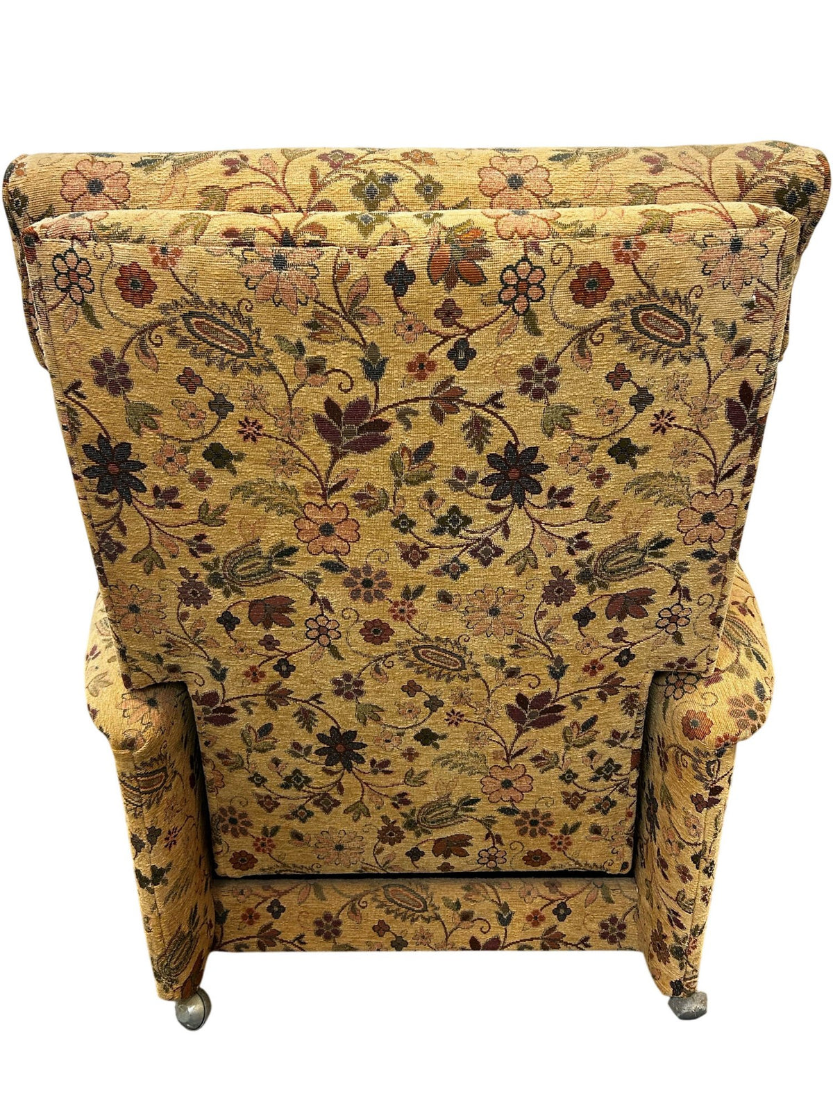 Floral Manual Recliner Armchair High Back with Footrest (Pre-Loved)