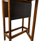 Drop Leaf Dining Table Foldable Compact Brown Wooden Table (Pre-Loved)