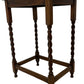 Antique Wooden End Table Twisted Leg Design (Pre-Loved)