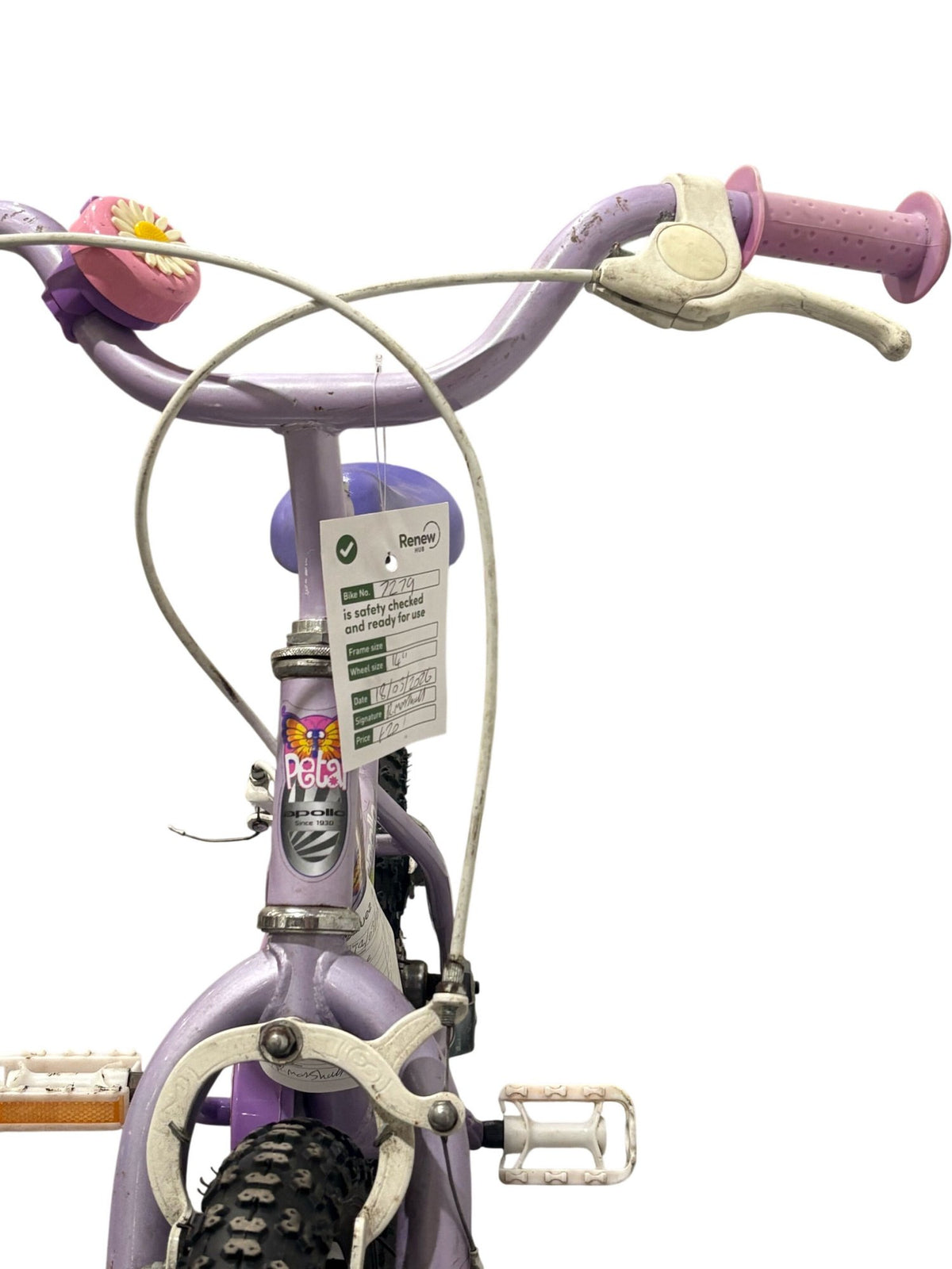 Serviced Apollo Petal Kids Bike 14" (Unused)