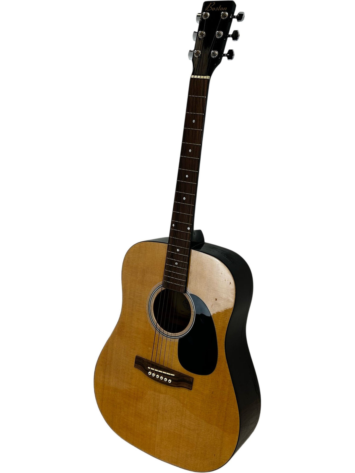 Boston BN200 Full Size Dreadnought Acoustic Guitar Natural 6 String (Pre-Loved)