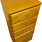 Wooden 5-Drawer Tallboy Chest of Drawers (Pre-Loved)