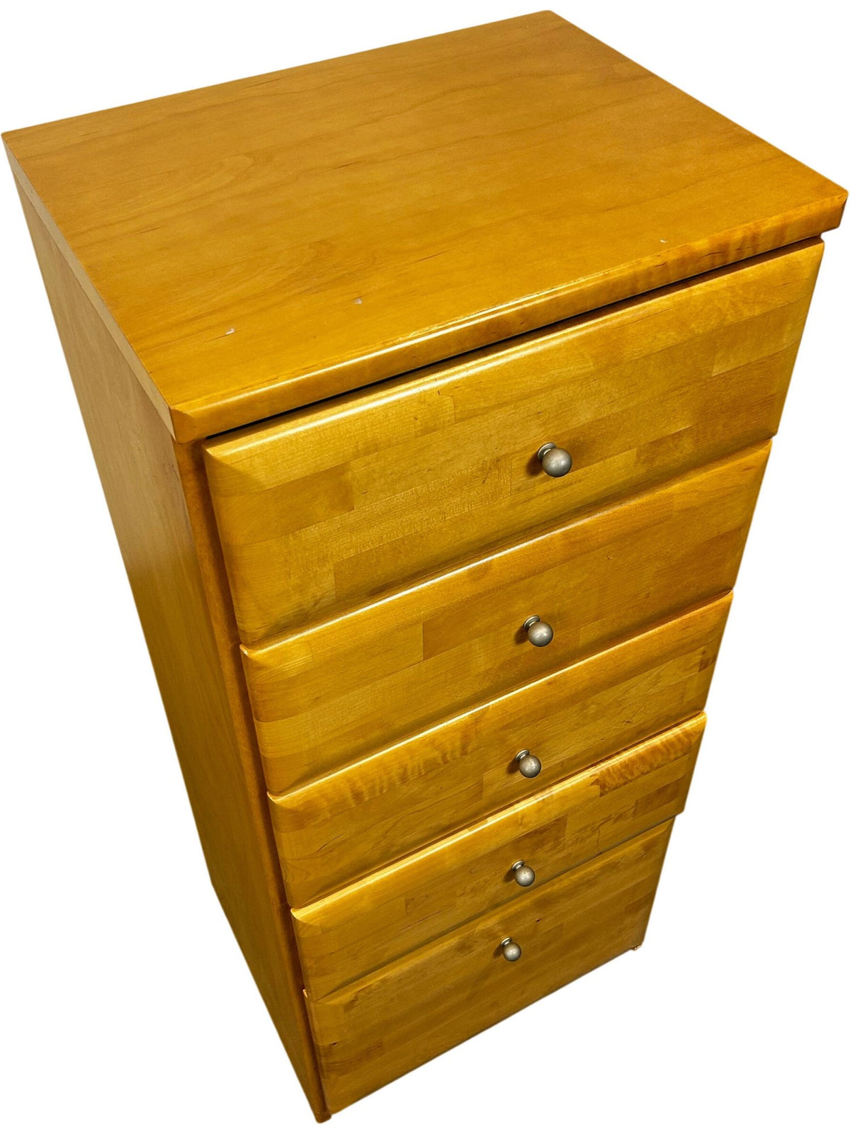 Wooden 5-Drawer Tallboy Chest of Drawers (Pre-Loved)