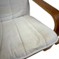 White Upholstered Wooden Chair (Pre-Loved)