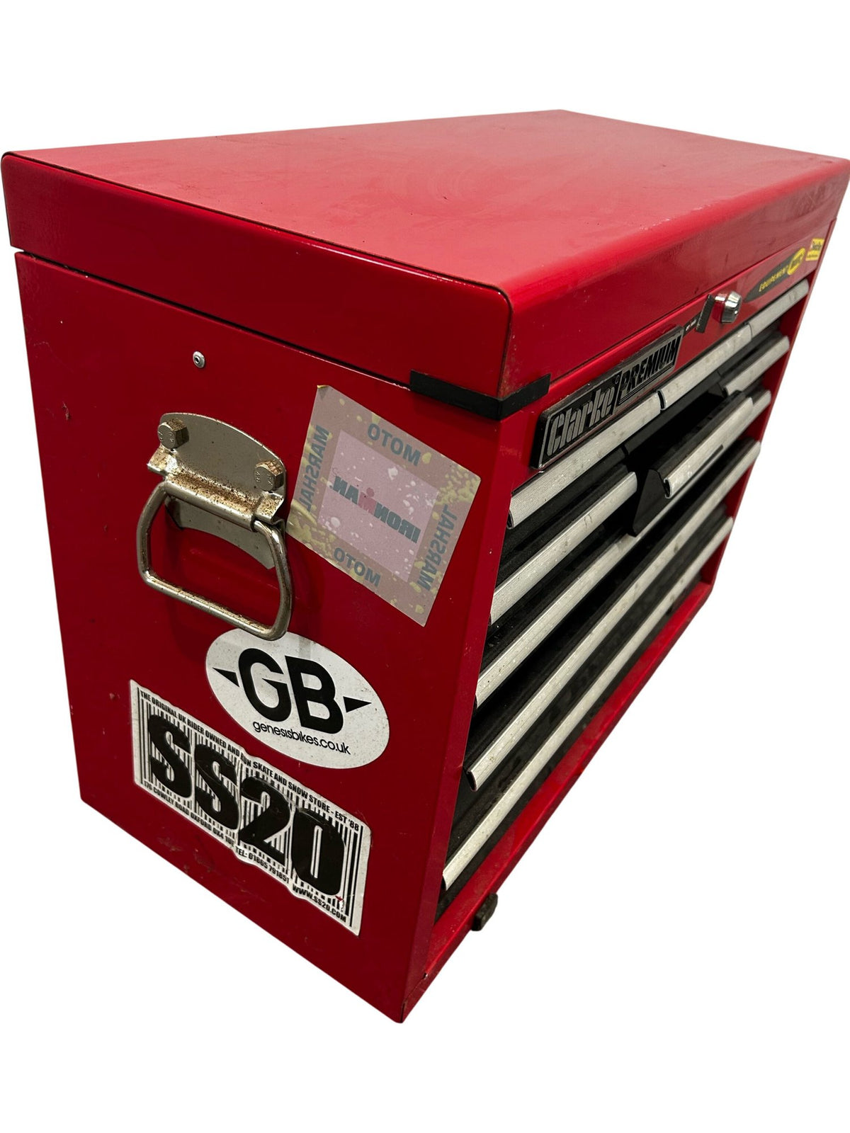 Clarke Premium Red Ball Bearing Tool Chest Workshop Storage Box (Pre-Loved)
