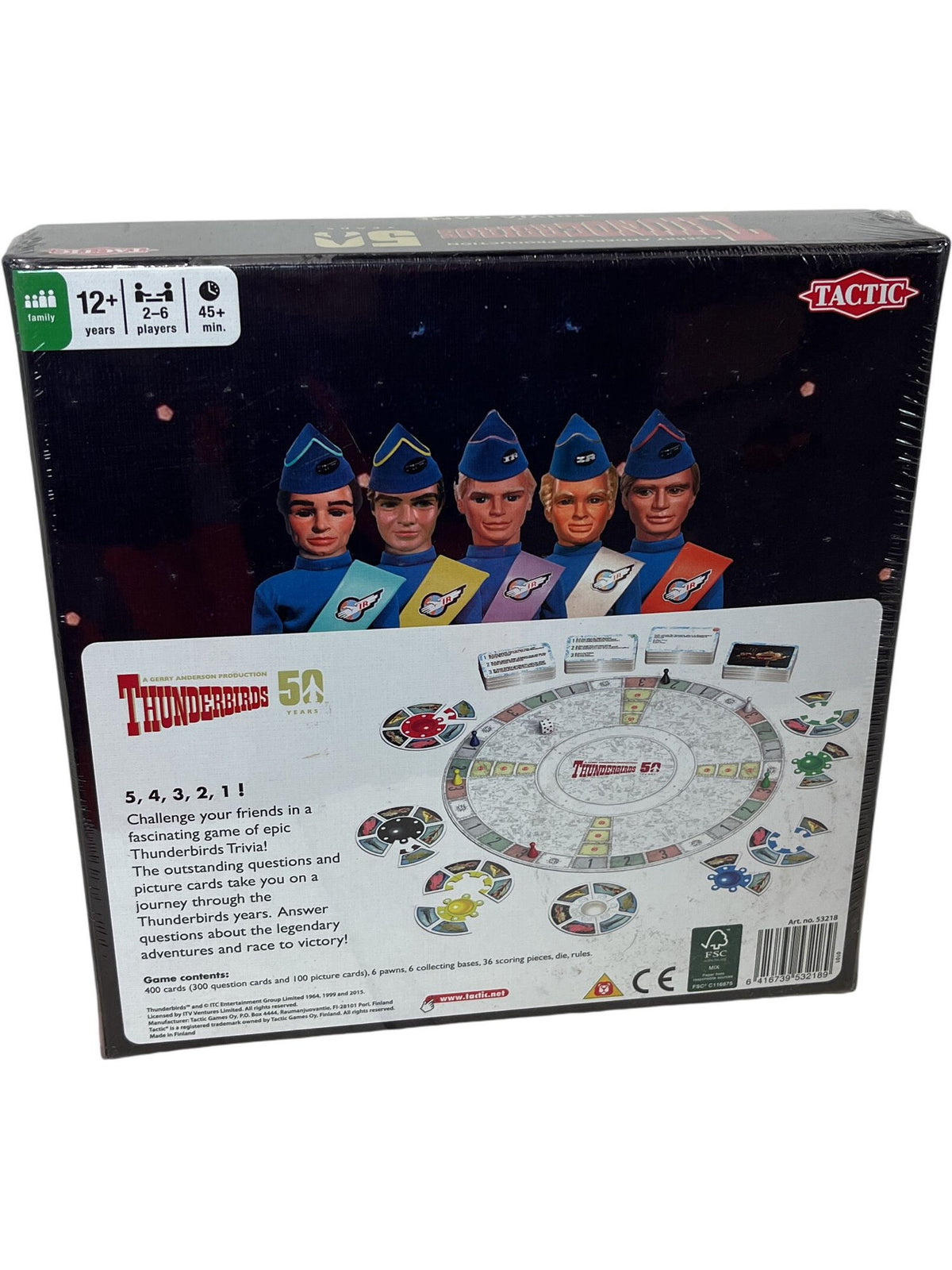 Tactic Thunderbirds Trivia Game 50th Anniversary Edition (Unused)