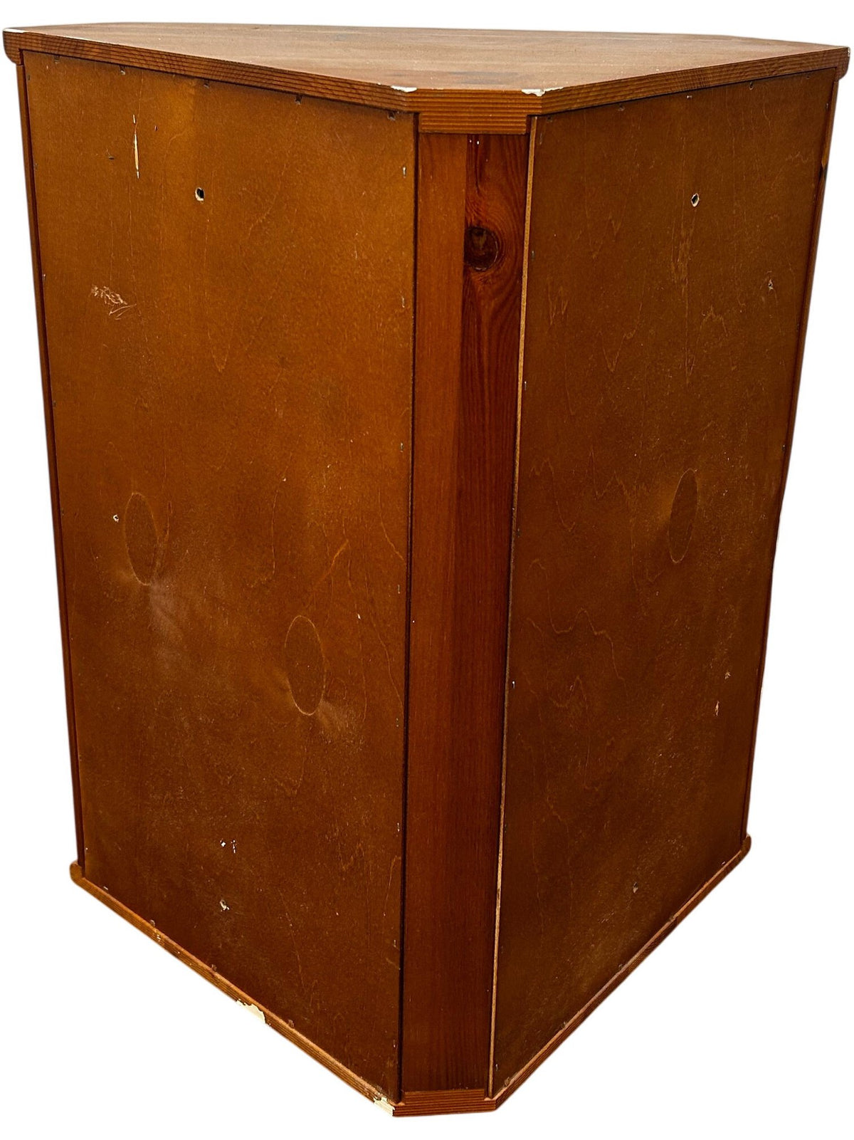 Pine Wood Corner Medicine Cabinet with Mirror (Pre-Loved)