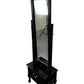 Black Cheval Standing Mirror with Storage Drawer (Pre-Loved)