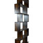 Modern Wooden Bookcase Tall Shelf Unit Zigzag Design (Pre-Loved)
