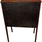 Vintage Antique Secretary Wooden Desk Carved Front Writing Bureau (Pre-Loved)
