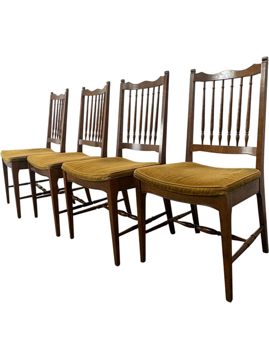Vintage Wooden Dining Chairs Set of 4 (Pre-Loved)