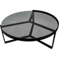'Made.com' Contemporary Glass Coffee Table Black Frame (Unused)