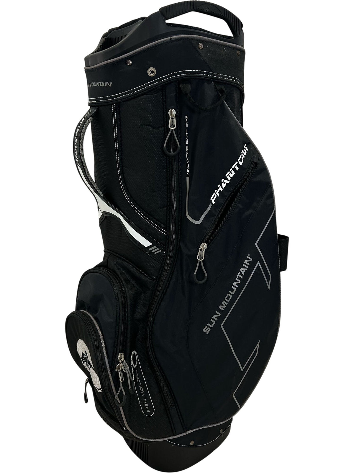 Sun Mountain Phantom 14-Way Golf Cart Bag Black Trolley (Pre-Loved)