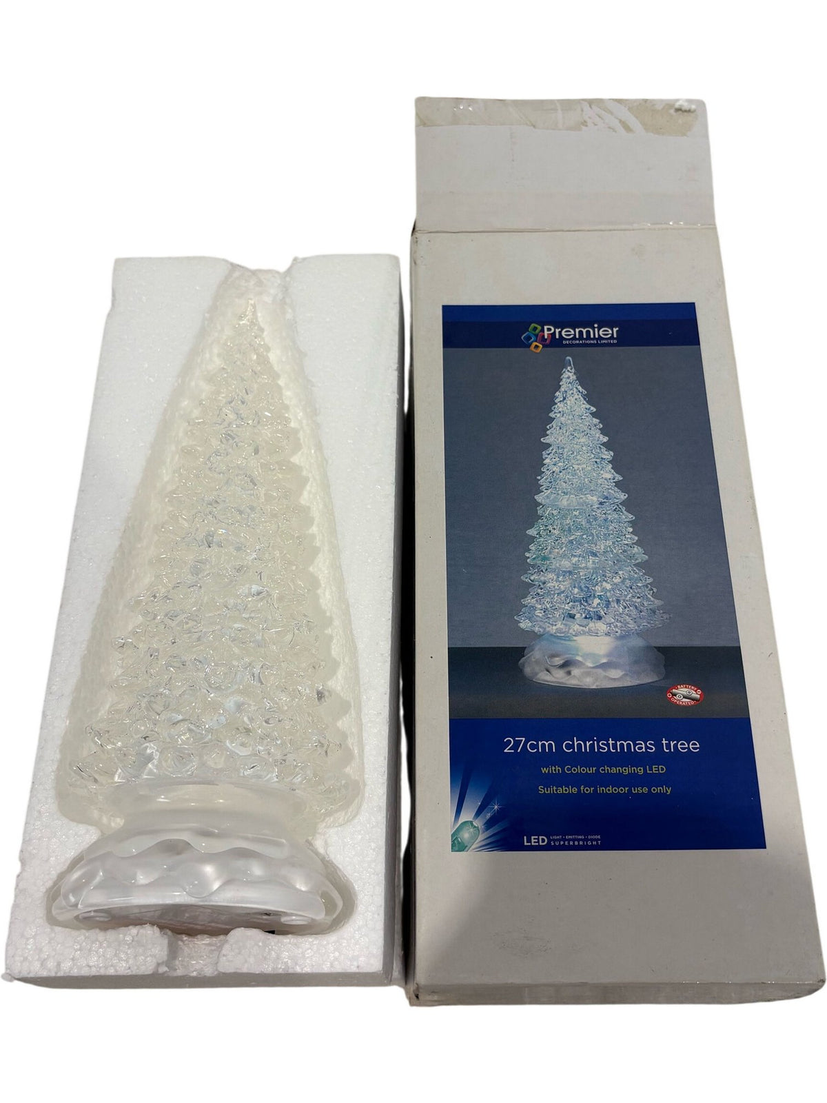 Premier 27cm LED Christmas Tree Battery Operated