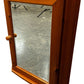 Pine Wood Corner Medicine Cabinet with Mirror (Pre-Loved)
