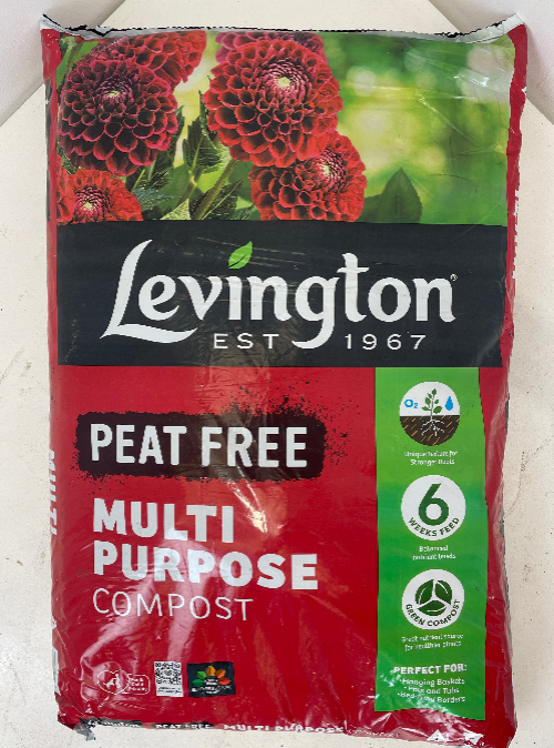 Levington Multi Purpose Compost 40L Peat Free (3 for £12)