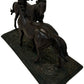 Bronze Effect Three Horse Equestrian Sculpture on Base (Pre-Loved)