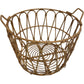 IKEA SNIDAD Basket Natural Bamboo Rattan Storage (Pre-Loved)
