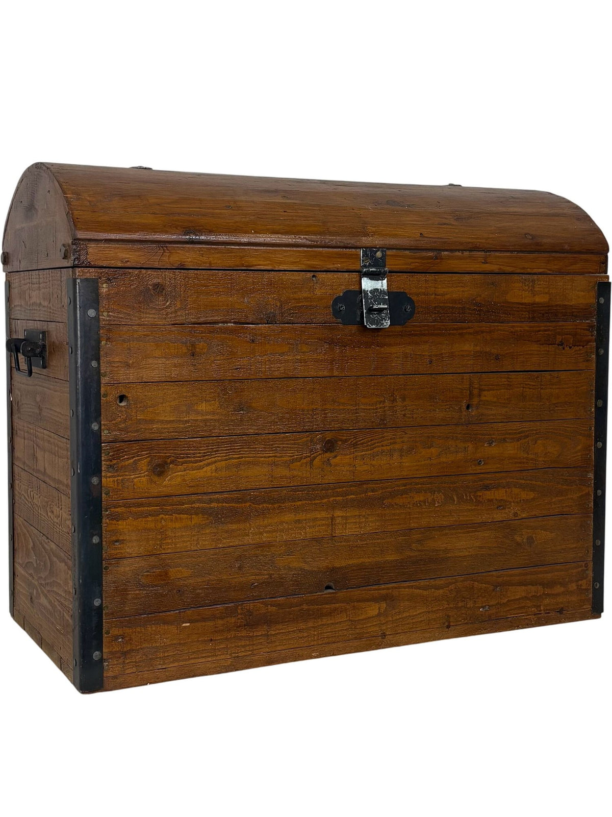 Vintage-Style Wooden Storage Chest Trunk (Pre-Loved)
