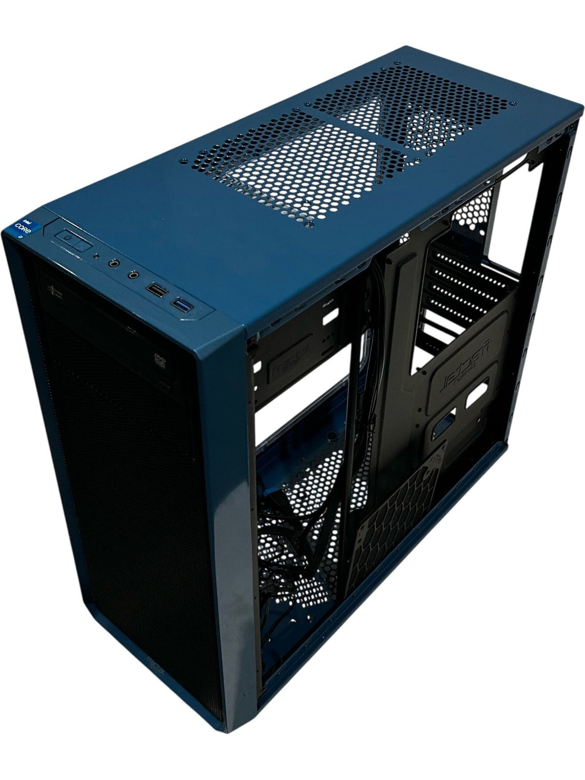 Fractal Design Core 2300 Blue Mid Tower PC Case with Dual Fans (Pre-Loved)