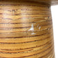 Vintage Style Unique Bamboo Stool Table Round Design Natural Finish (Pre-Loved)
