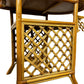 Rattan Bistro Table & Two Chairs Set (Pre-Loved)