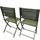 Pair of 2 Green Folding Camping Chairs Lightweight Portable (Pre-Loved)