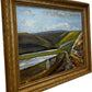 Signed 1985 Framed Landscape Countryside Painting Gold Frame (Pre-Loved)