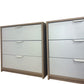 Wooden Dresser Set White & Oak Finish (Pre-Loved)