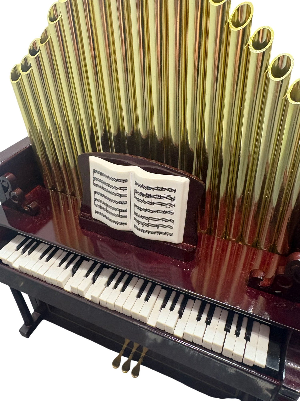 Mr Christmas Holiday Organ Brass Finish Pipes (Pre-Loved)