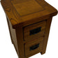 Wooden 2 Drawer Storage Cabinet Vintage Style Side Table (Pre-Loved)