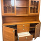 Wooden Sideboard With Glass Doors (Pre-Loved)