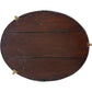 Vintage Wooden Oval Retro Mirror (Pre-Loved)