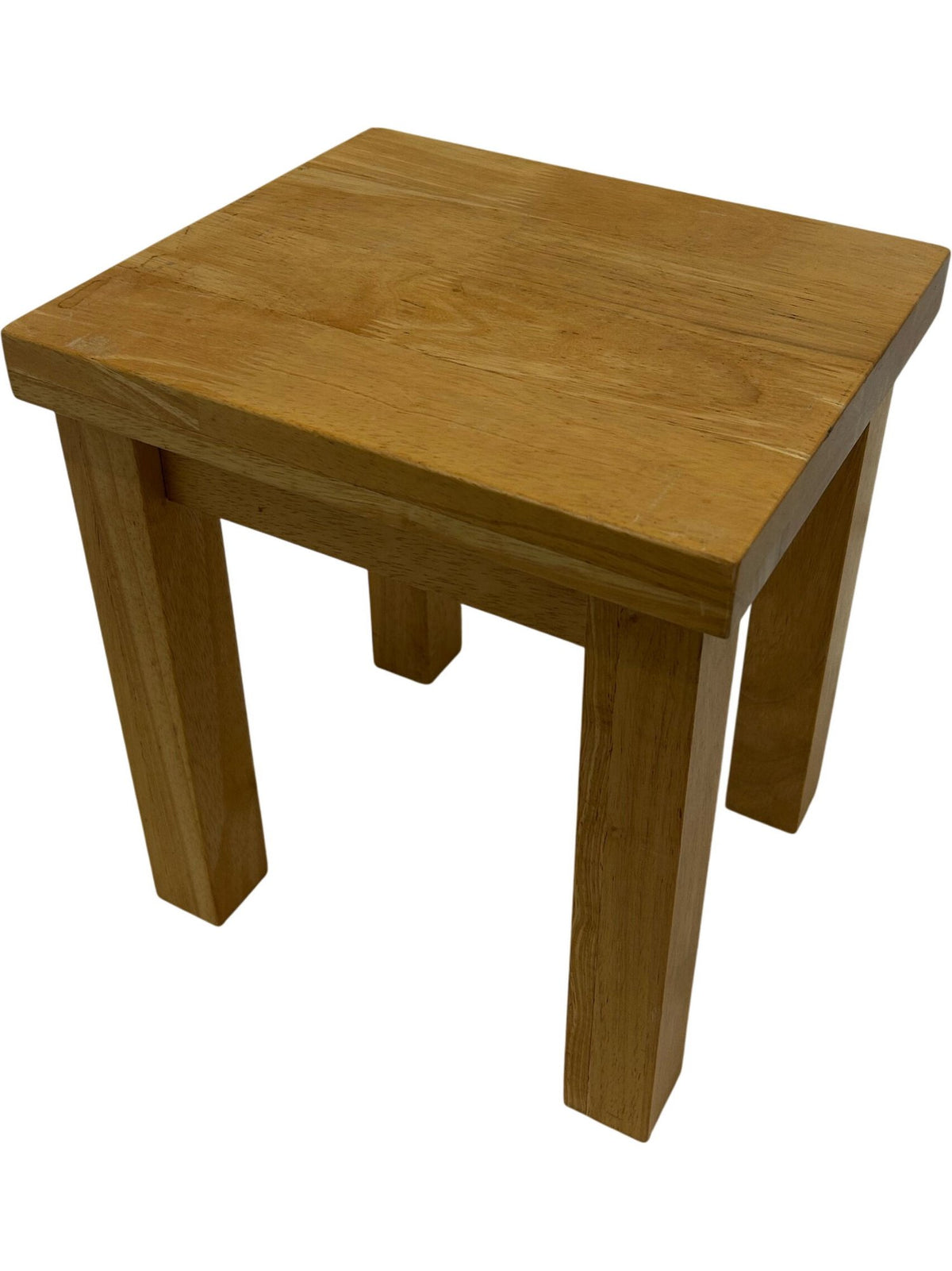 Small Wooden Step Stool Natural Finish Compact (Pre-Loved)