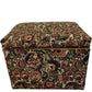Vintage Floral Tapestry Storage Ottoman Footstool with Hinged Lid (Pre-Loved)