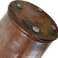 Vintage Brown Ceramic Pitcher With Floral Pattern (Pre-Loved)