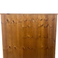Solid Wood Storage Cabinet with Double Doors and Black Handles (Pre-Loved)