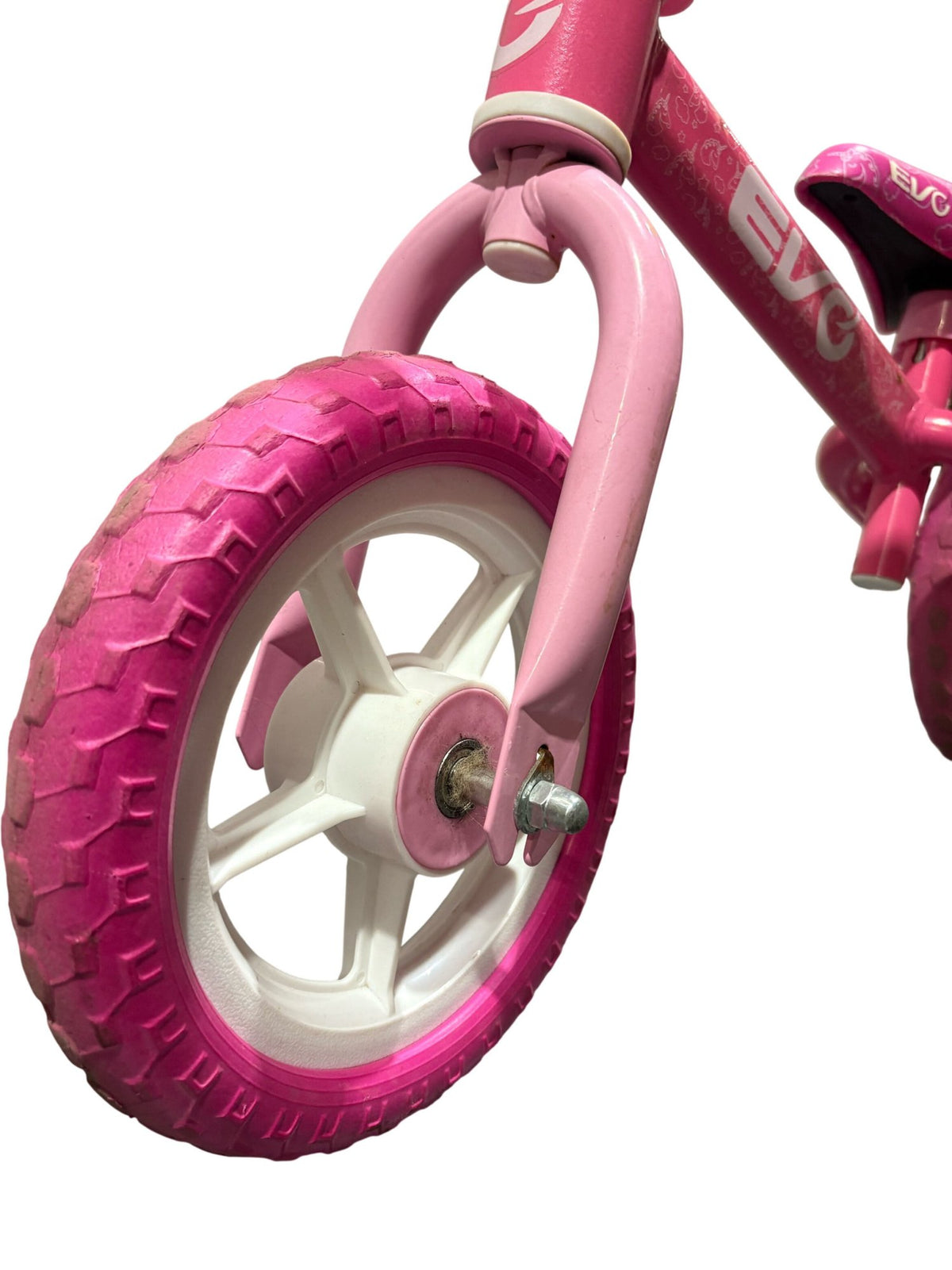 Serviced EVO Balance Bike (Pre-Loved) 12'' Wheels Pink